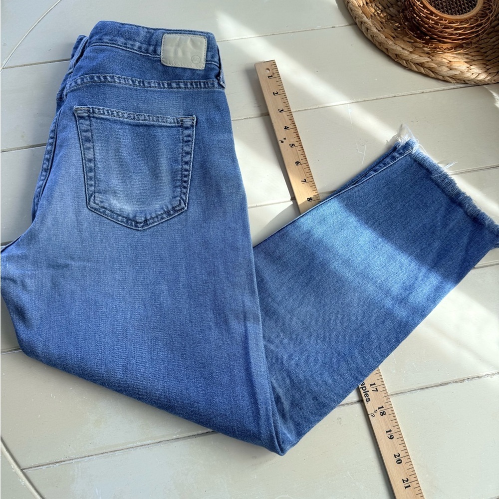 Ag Adriano Goldschmied Light Blue Denim Jeans